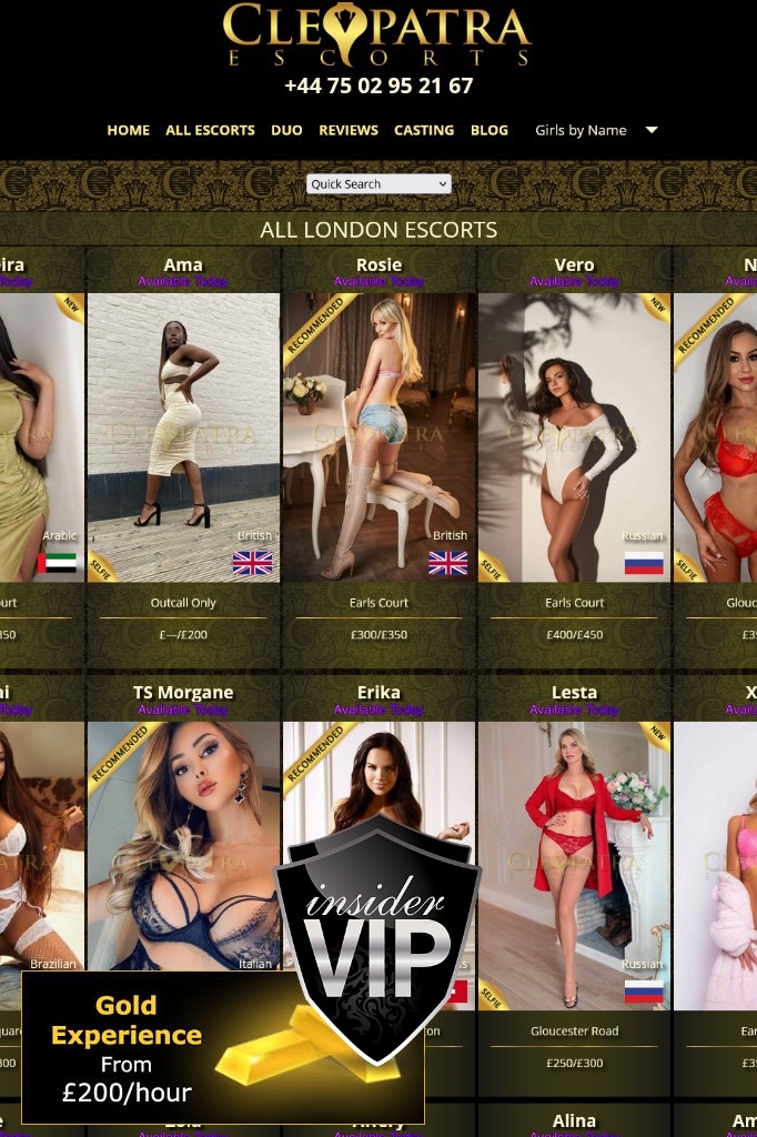 Cleopatra Escorts escort